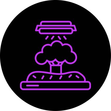 Vektör Ağacı Simgesi illüstrasyonu