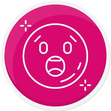 üzgün yüz simgesi, vektör illüstrasyonu