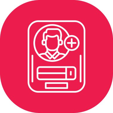 Modern simgenin vektör illüstrasyonu