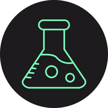 Kimya vektörü simge tasarımı