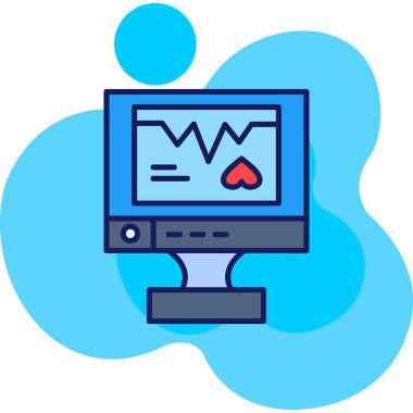 Bilgisayar izleyici simgesi - taslak biçimi