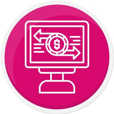 seo modern simgesinin vektör illüstrasyonu