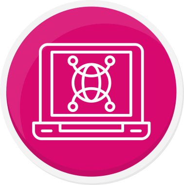 seo modern simgesinin vektör illüstrasyonu