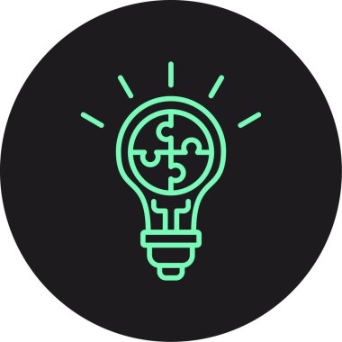 Dolar sembollü ampul, fikir kavramı