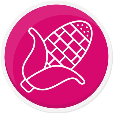 Pembe bir etiketin vektör illüstrasyonu