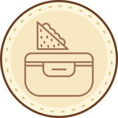 Yemek. Web simgesi basit tasarım