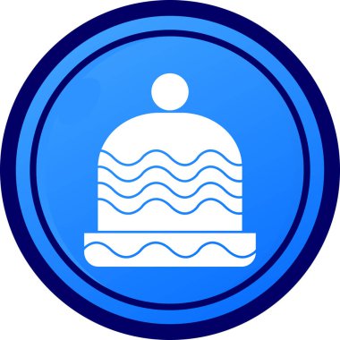 Su simgesinin vektör illüstrasyonu