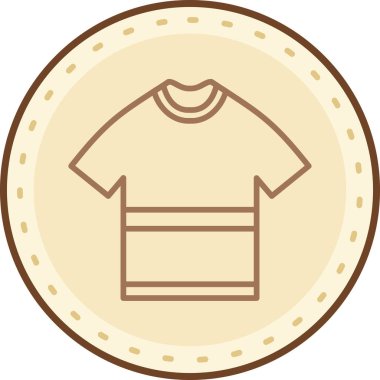 Tek bir izole simgenin vektör illüstrasyonu