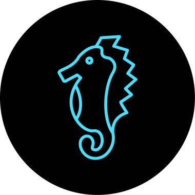 Benzersiz Balık Vektör Satırı Simgesi