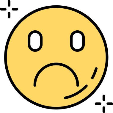 üzgün yüz ifade simgesi