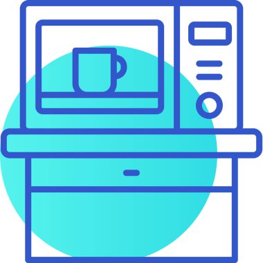 Mutfak. Web simgesi basit illüstrasyon