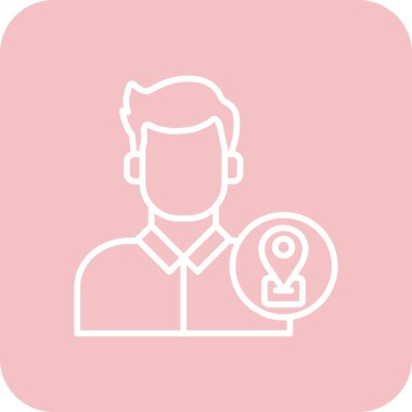 Rozet biçiminde kişi konumu simgesi bul