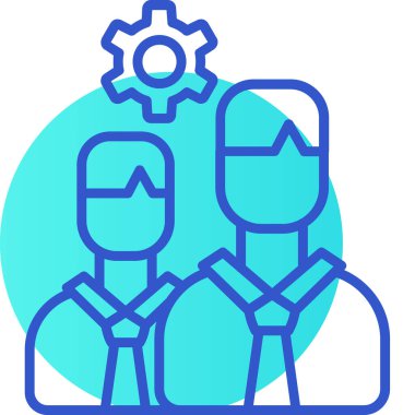 Takım. Web simgesi basit illüstrasyon