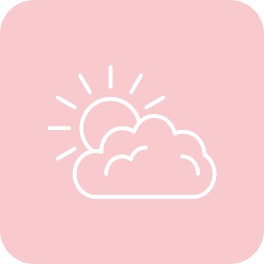 Bulut hesaplama simgesi vektör illüstrasyonu