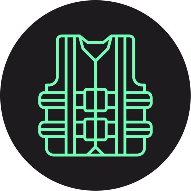 Bir torba simgesinin vektör illüstrasyonu