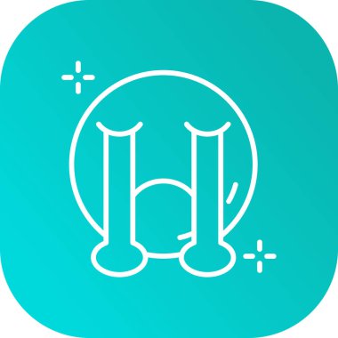 Bayrağın bir simgesinin vektör illüstrasyonu