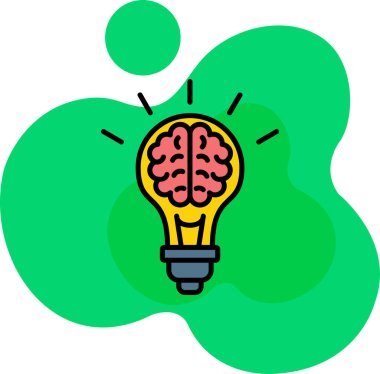 Beyin fikri zihin simgesi