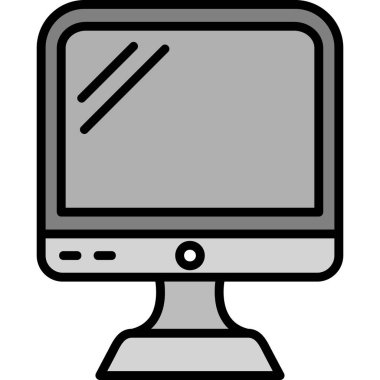 ekran simgesi, vektör illüstrasyonunu izle