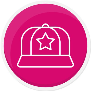 Beyzbol şapkasının vektör çizimi