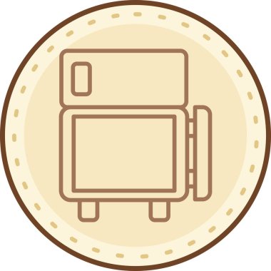 Modern bir simgenin vektör illüstrasyonu