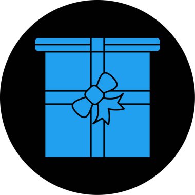 Hediye. Web simgesi basit illüstrasyon