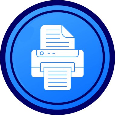 Belge. Web simgesi basit illüstrasyon