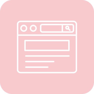 tarayıcı pencere simgesi, vektör tasarımı