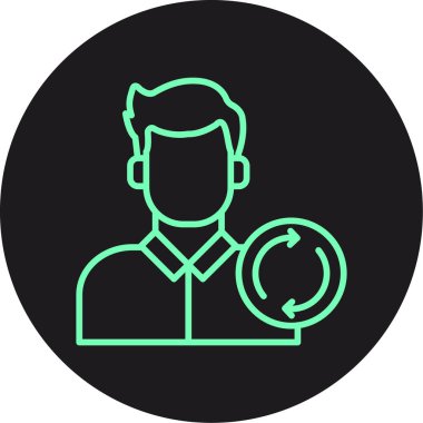 seo modern simgesinin vektör illüstrasyonu