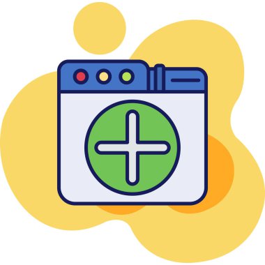 Yıkama. Web simgesi basit illüstrasyon