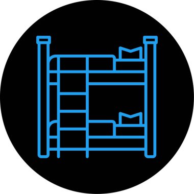 mobilya ikonu vektör illüstrasyonu