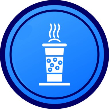 kahve fincanı ikonu vektör illüstrasyonu