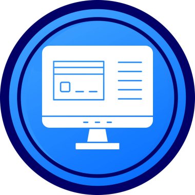 Dizüstü bilgisayar simgesi vektör çizimi