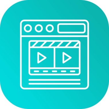 tv simge vektör çizim