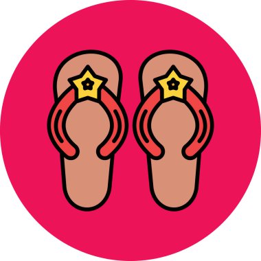 Parmak arası terlikler. Basit tasarım