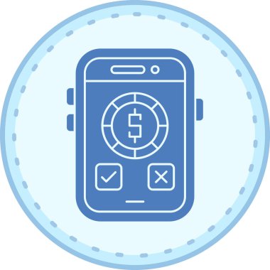 mobil uygulama simgesi vektör illüstrasyonu