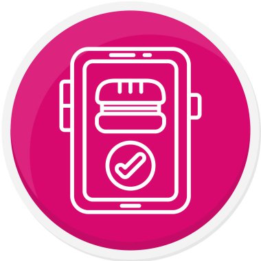 - Telefon. Web simgesi basit illüstrasyon