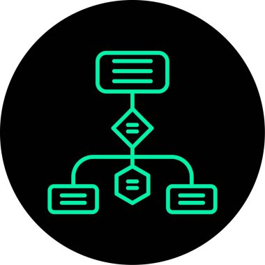 veri analiz simgesi renk ana hatları vektörü