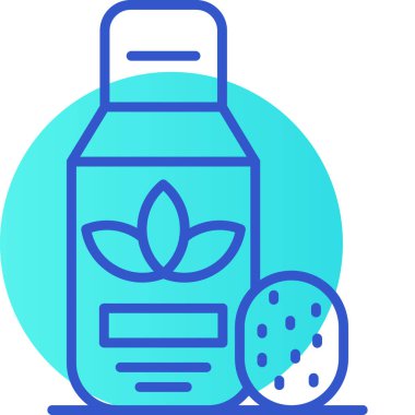 Sağlıklı yaşam tarzı simgesinin vektör çizimi