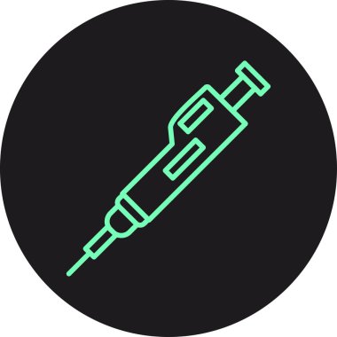 Şırınga ikonu vektör çizimi