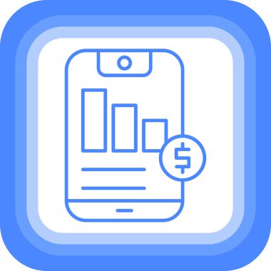 para mobil uygulama simgesi ana hat biçiminde