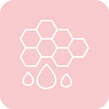 Bal peteği ikonu. vektör illüstrasyonu