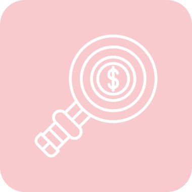 vektör para simgesi illüstrasyonu