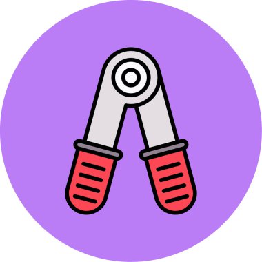 Bir fırça simgesinin vektör illüstrasyonu