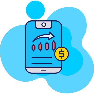 mobil ödeme vektör simgesi