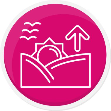 Bir ev simgesinin vektör illüstrasyonu