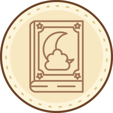 Dövme simgesinin vektör illüstrasyonu