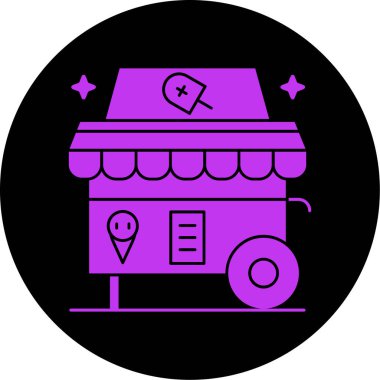 Gıda simgesinin vektör illüstrasyonu