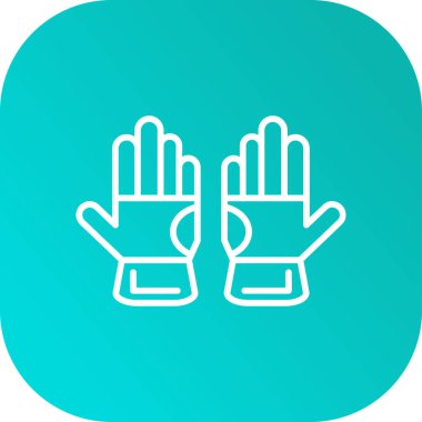 Metin ile izole edilmiş uzun gölge eller simgesi