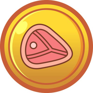 Modern b 'nin vektör illüstrasyonu madeni paranın eksik simgesi