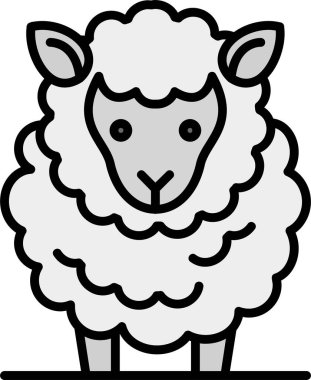 Hayvan çiftliği simgesi ana hatlarıyla